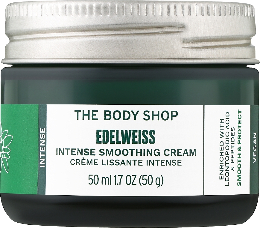 Интенсивный разглаживающий дневной крем - The Body Shop Edelweiss Intense Smoothing Day Cream — фото N1