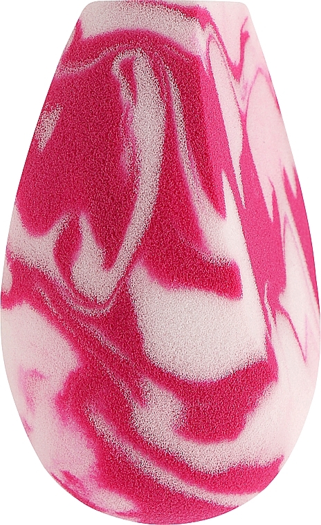 Спонж для макияжа "Beauty Blender", мраморный, 7 см, бело-розовый - Beauty LUXURY — фото N1