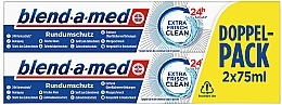 Набір зубної пасти "Екстрасвіжість" - Blend-a-med Extra Frisch Clean (toothpaste/2x75ml) — фото N1