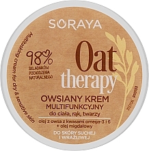 Духи, Парфюмерия, косметика Многофункциональный крем для лица, тела и рук - Soraya Oat Therapy Cream