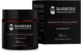 Парфумерія, косметика Крем перед голінням "Сандалове дерево" - Barbers Premium Pre-Shaving Cream Sandalwood