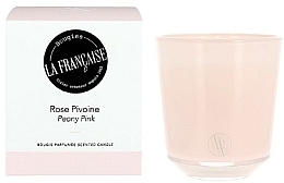 Ароматическая свеча "Розовый пион" - Bougies La Francaise Peony Pink Scented Candle — фото N1