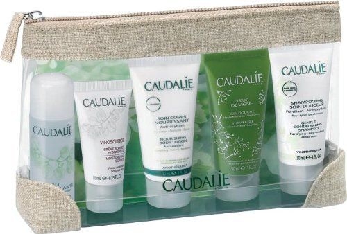 Набор - Caudalie Grape Trip (wtr/30ml + cr/10ml + sh/gel/30ml + sh/30ml + cr/30ml)