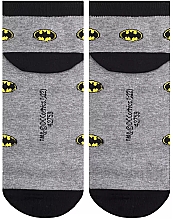 Мужские носки хлопчатобумажные "Batman" 5203, серые - Duna — фото N2