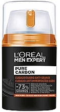 Зволожувальний крем проти недосконалостей шкіри обличчя - L'Oreal Paris Daily Anti-pimple Care Pure Carbon Men Expert — фото N1