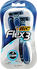 Парфумерія, косметика Чоловічий станок для гоління "Flex 3", 3 шт. - Bic *