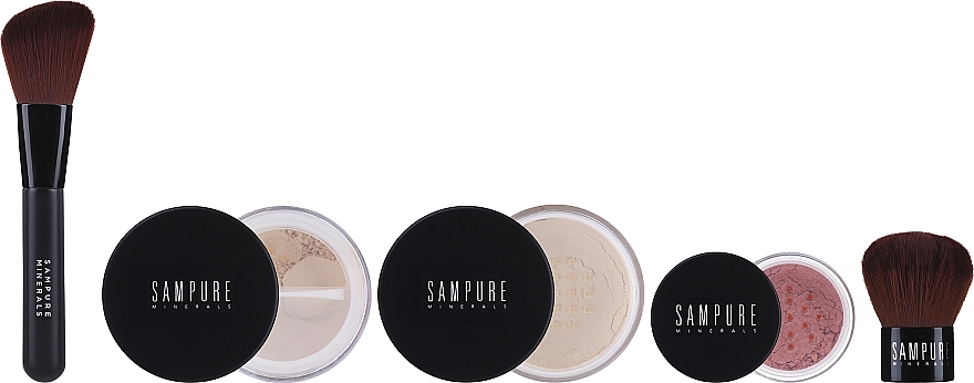 Набір, 5 продуктів - Sampure Minerals Picture Perfect Makeup Set Fair — фото N2