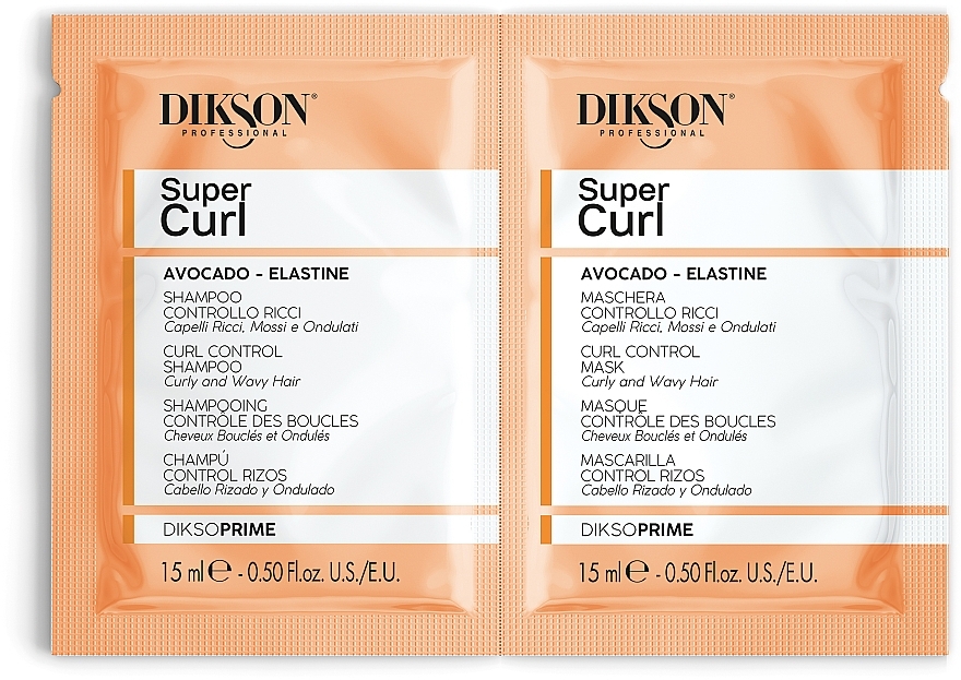 ПОДАРОК! Набор - Dikson Super Curl (h/shm/15 ml + h/mask/15 ml) — фото N1