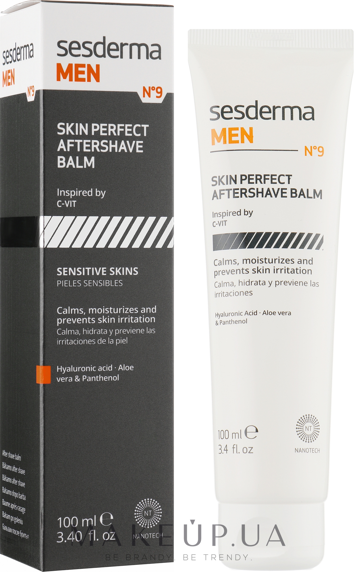 Бальзам после бритья для чувствительной кожи - SesDerma Sesderma Men Skin Perfect Aftershave Balm — фото 100ml