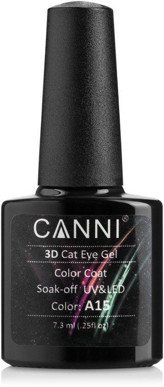 Гель-лак "Звездное небо" - Canni 3D Top Coat Cat Eye
