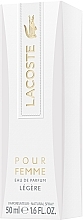 Lacoste Pour Femme Legere - Парфюмированная вода — фото N4