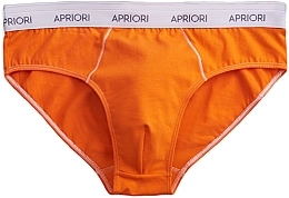 Трусы-брифы мужские, оранжевые - Apriori Be Yourself — фото N1