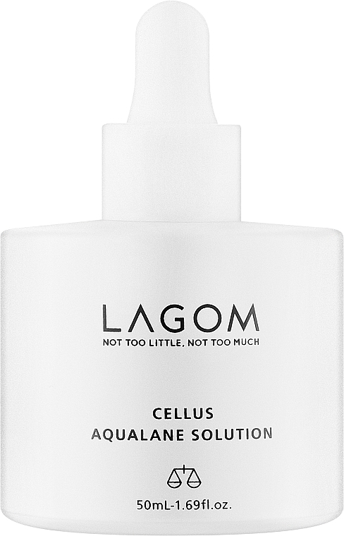 Живильна сироватка з ферментованим скваланом - Lagom Cellus Aqualane Solution — фото N1