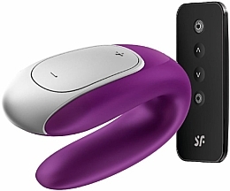Парфумерія, косметика Вібратор подвійний, фіолетовий - Satisfyer Double Fun Partner Vibrator Violet