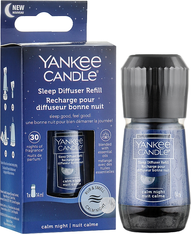Дифузор для сну, змінний блок - Yankee Candle Sleep Diffuser Calm Night Refill — фото N2