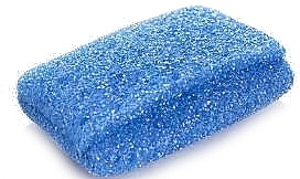 Губка для тела с карманом для мыла, синяя - Sanel — фото N1