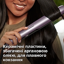Стайлер для волосся, світло-рожевий металік - Philips Straightener Series 5000 BHS530/00 — фото N6