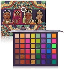 Духи, Парфюмерия, косметика Палетка теней для век, 48 оттенков - Ucanbe Exotic Flavors Eyeshadow Palette