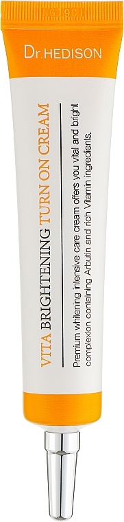 Освітлювальний крем для обличчя - Dr.Hedison Vita Brightening Turn On Cream — фото N1