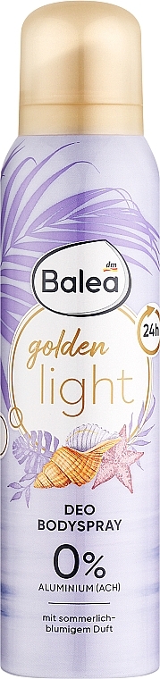Дезодорант-спрей для тіла - Balea Golden Light Deo Body Spray — фото N1