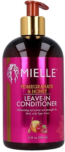 Незмивний кондиціонер для волосся - Mielle Organics Pomegranate & Honey Leave-in Conditioner — фото N1