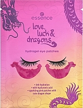 Парфумерія, косметика Гідрогелеві патчі для очей - Essence Love, Luck & Dragons Hydrogel Eye Patches