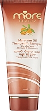 Шампунь для ухода за волосами с марокканским аргановым маслом - More Beauty Moroccan Oil Therapeutic Shampoo — фото N1