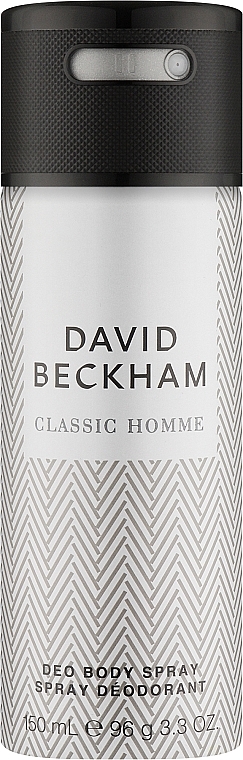 David Beckham Classic Homme Deo Body Spray - Дезодорант-спрей