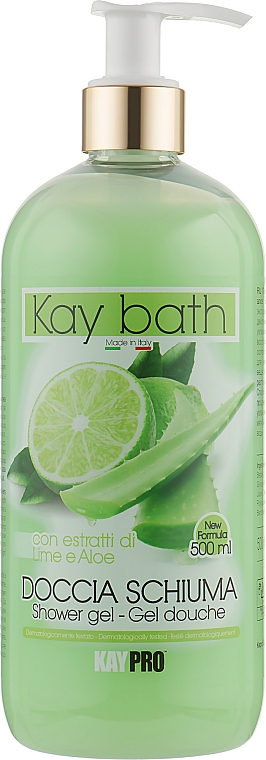 Гель для душа с экстрактом лайма и соком алоэ - KayPro Kay Bath Shower Gel