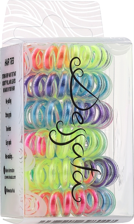 Резинки для волос, разноцветные - Dessata Hair Ties — фото N1