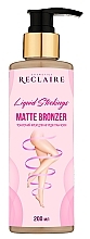 Тонуючий крем для ніг "Рідкі панчохи" - Reclaire Liquid Stockings Matte Bronzer  — фото N1