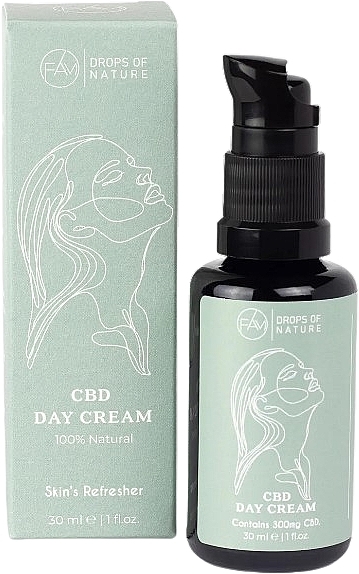 Денний крем для обличчя - Fam Drops Of Nature CBD Day Cream — фото N1