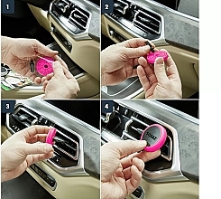 Ароматизатор на дефлектор авто - Sonax Sweet Flamingo Air Freshener — фото N3