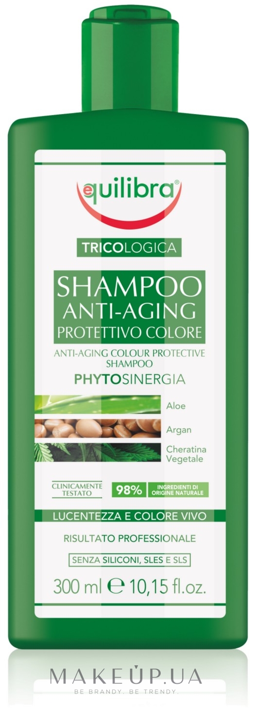 Антивіковий шампунь для захисту кольору - Equilibra Tricologica Anti-Aging Color Protective Shampoo — фото 300ml