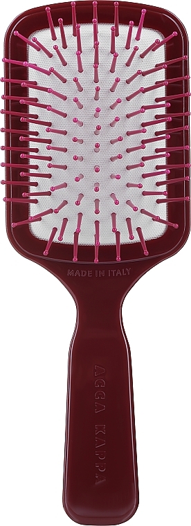 Щетка для волос, 6765, вишневая - Acca Kappa Racket Small Fashion — фото N1