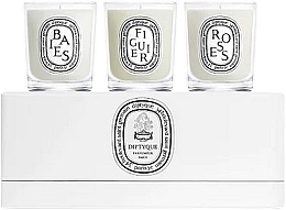 Набір - Diptyque Mini Candle Discovery Set (candle/70g*3) — фото N1