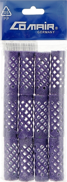 Бигуди металлические, короткие, фиолетовые, 15 мм - Comair — фото N1