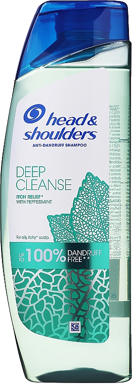 Шампунь проти лупи "Глибоке очищення. Зняття свербіння" - Head & Shoulders Deep Cleanse Itch Relief Shampoo