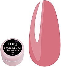 Парфумерія, косметика Гель для нарощування нігтів - Tufi Profi Led Builder Gel 003 Strawberry