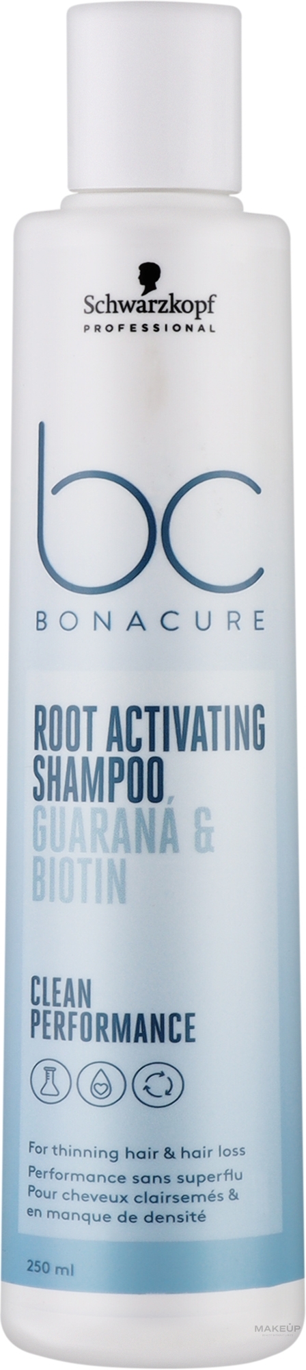 Шампунь активирующий и ускоряющий рост волос - Schwarzkopf Professional BC Bonacure Genesis Root Activating Shampo — фото 250ml