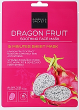 Заспокійлива маска для обличчя "Пітахайя" - Gabriella Salvete Dragon Fruit Soothing Face Mask — фото N1