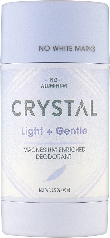 Минеральный дезодорант-стик - Crystal Body No Aluminum Light + Gentle — фото N1