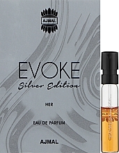 Духи, Парфюмерия, косметика Ajmal Evoke Silver Edition For Her - Парфюмированная вода (пробник)