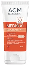 Тональний мінеральний крем з SPF 50+ для обличчя - ACM Laboratoires Medisun Tinted Mineral Cream Light Tint SPF50 — фото N1