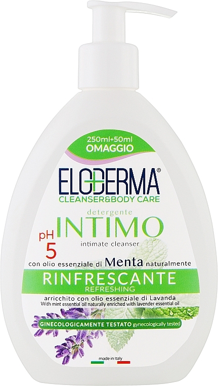 Крем-мило для інтимної гігієни "Refreshing" - Eloderma — фото N1