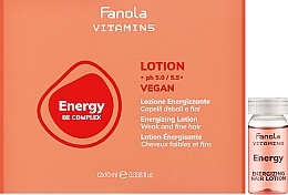 Енергетичний лосьйон для ослабленого і тонкого волосся - Fanola Vitamins Energy Be Complex Lotion — фото N1