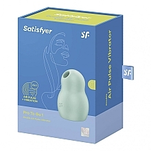 Вакуумный стимулятор для клитора, мятный - Satisfyer Pro To Go 1 Mint — фото N2