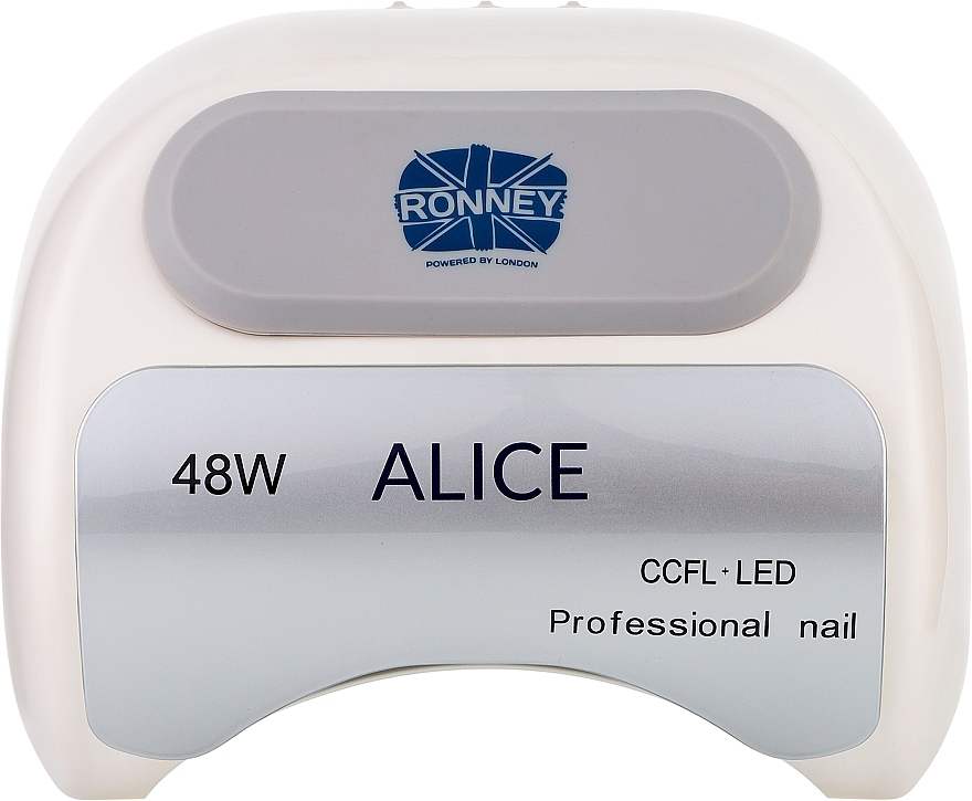 Лампа CCFL+LED, біла - Ronney Profesional Alice Nail CCFL+LED 48w (GY-LCL-015D) Lamp — фото N1