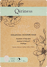 Гіалуронова зволожувальна й омолоджувальна маска - Qiriness Wrap Hyal-Aqua Hyaluronic Moisture Mask — фото N1