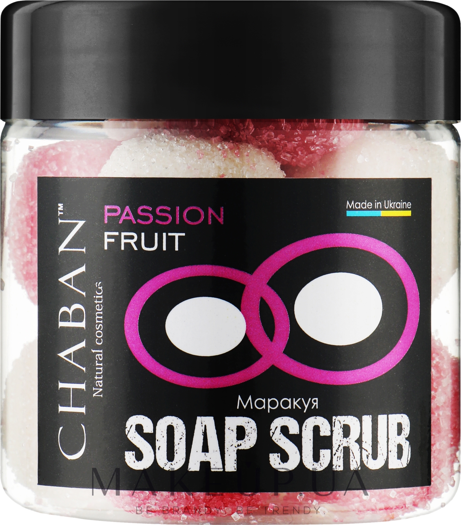 Мило-скраб для тіла "Маракуя" - Chaban Natural Cosmetics Soap Scrub — фото 140g